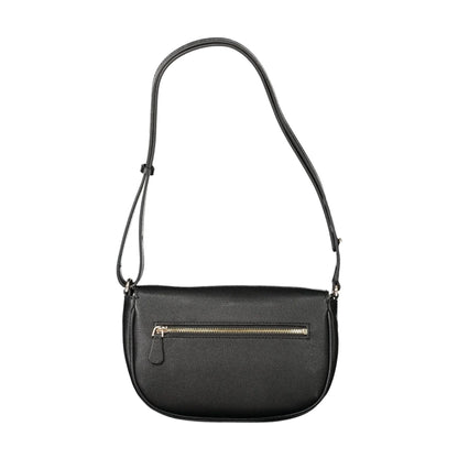 Guess Jeans Borsa a Spalla Donna Nera Logo Borse nero - vista 2