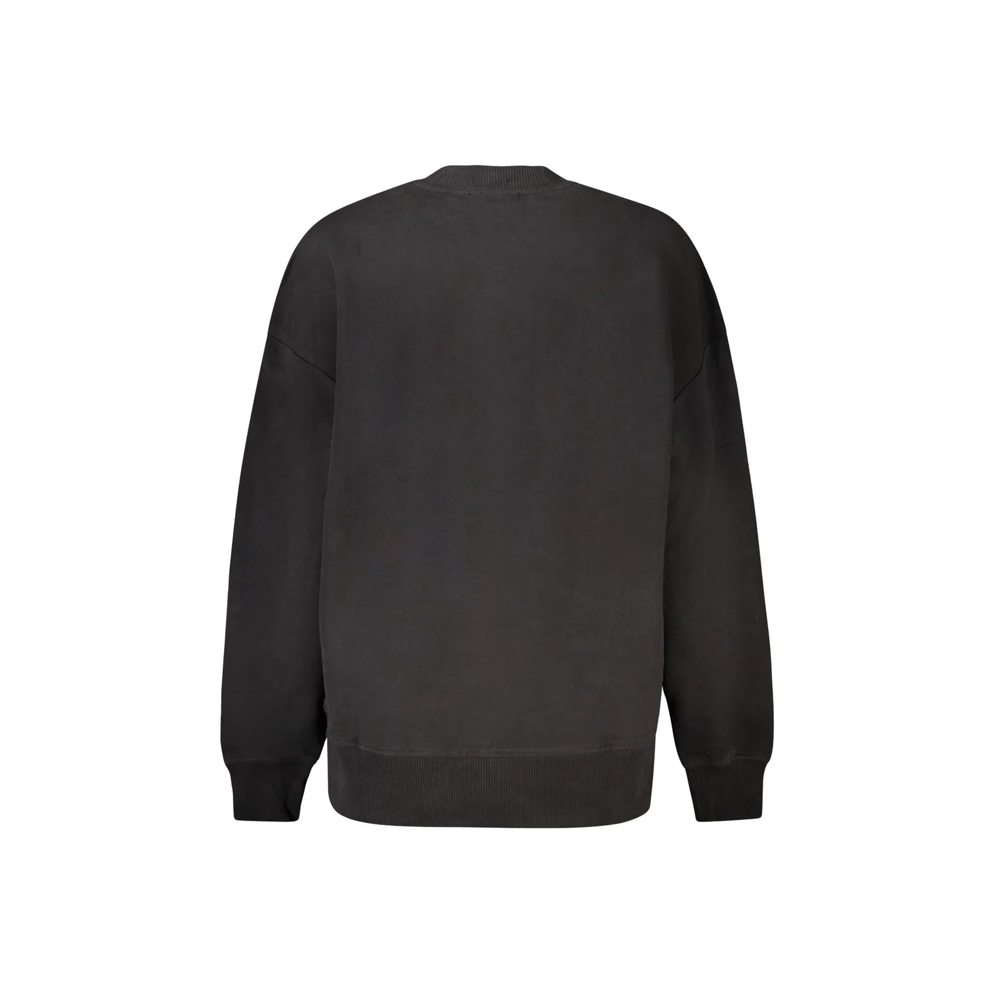 Calvin Klein Felpa Maniche Lunghe Donna Nera Stampa Logo Felpe nero - vista 2