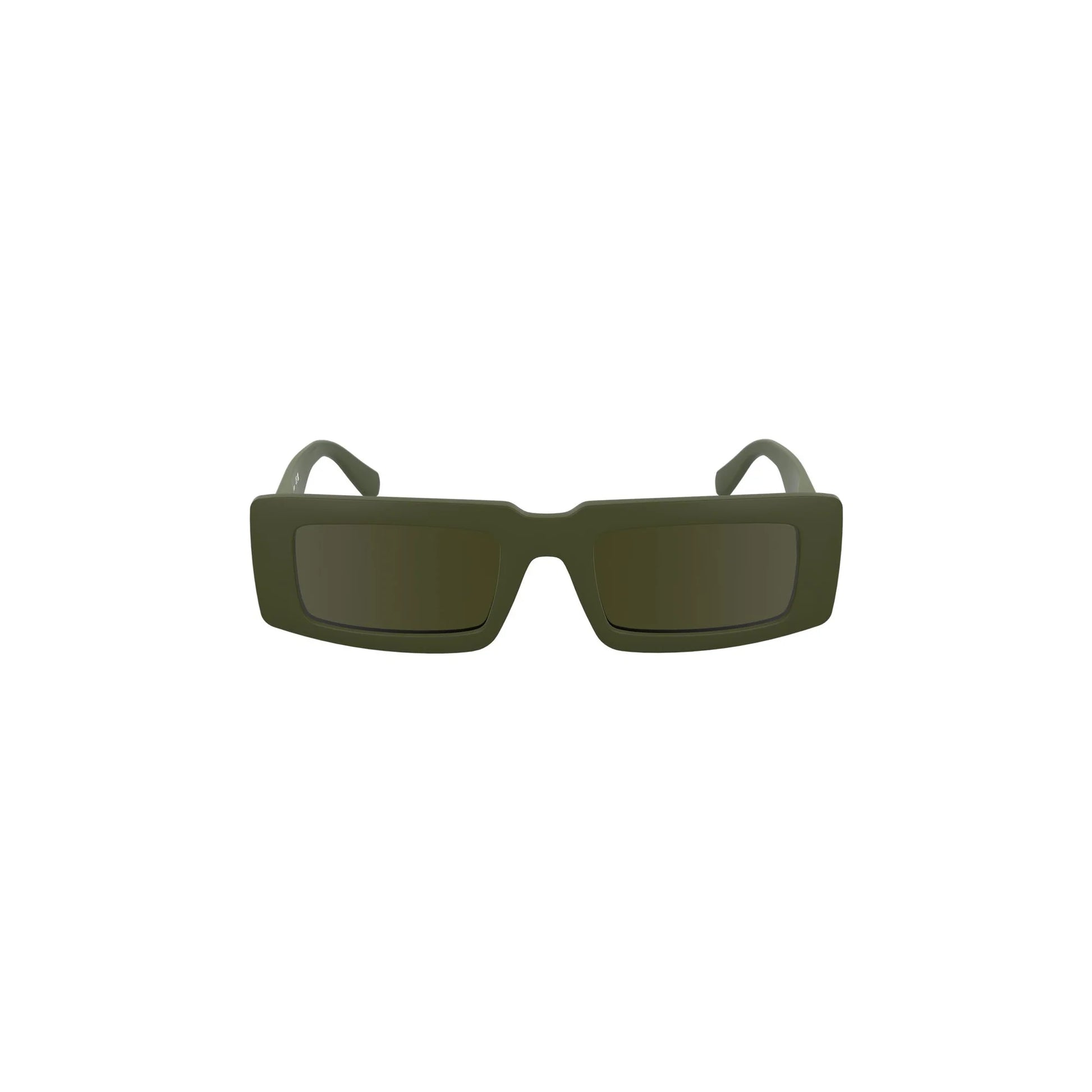 Calvin Klein Occhiali da Sole Donna Verde Lente Rettangolare Logo - foto prodotto