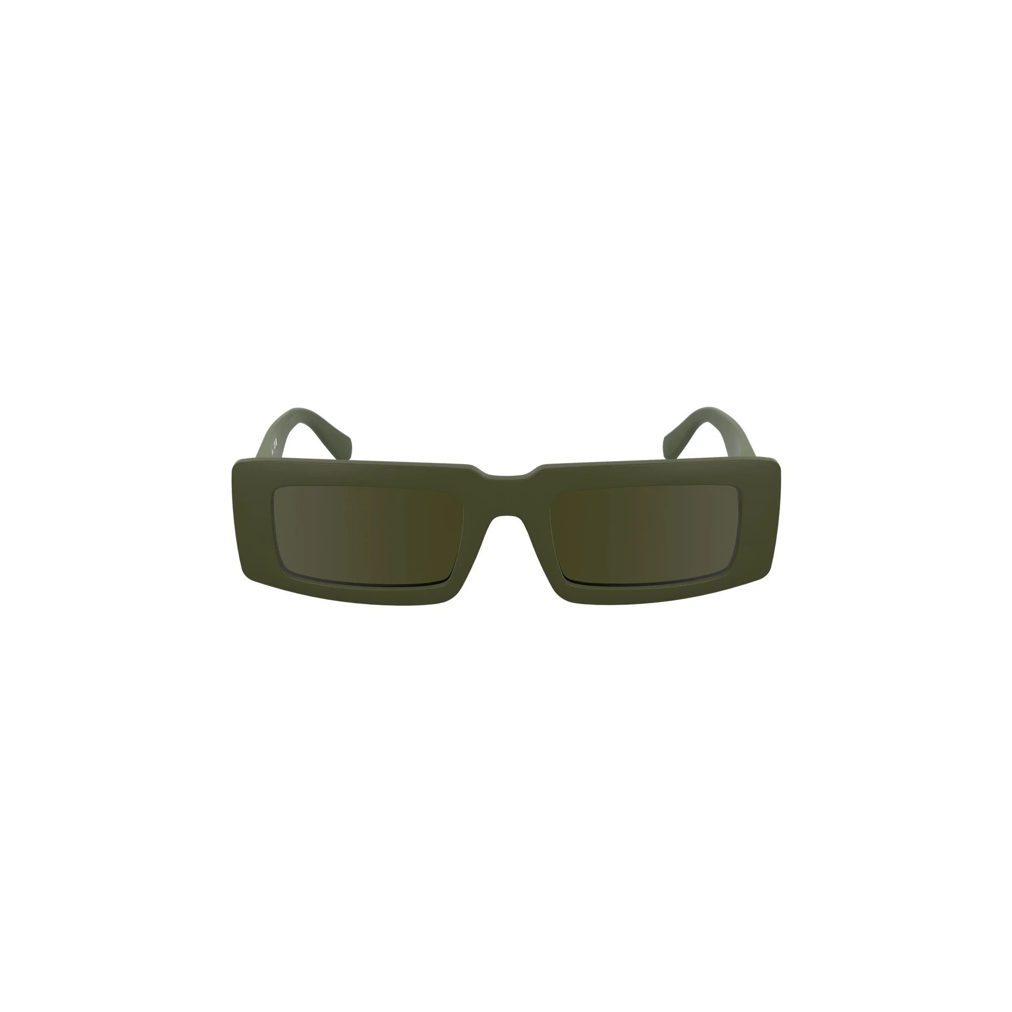 Calvin Klein Occhiali da Sole Donna Verde Lente Rettangolare Logo - foto prodotto