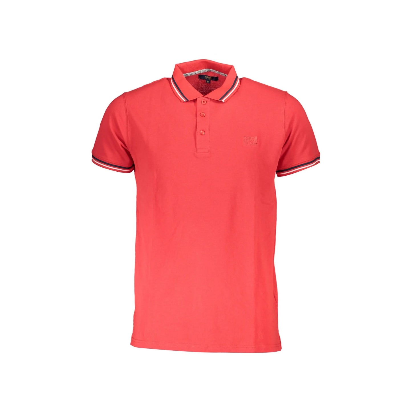 Cavalli Class Polo Maniche Corte Uomo Rossa Ricamo Rosso - foto prodotto