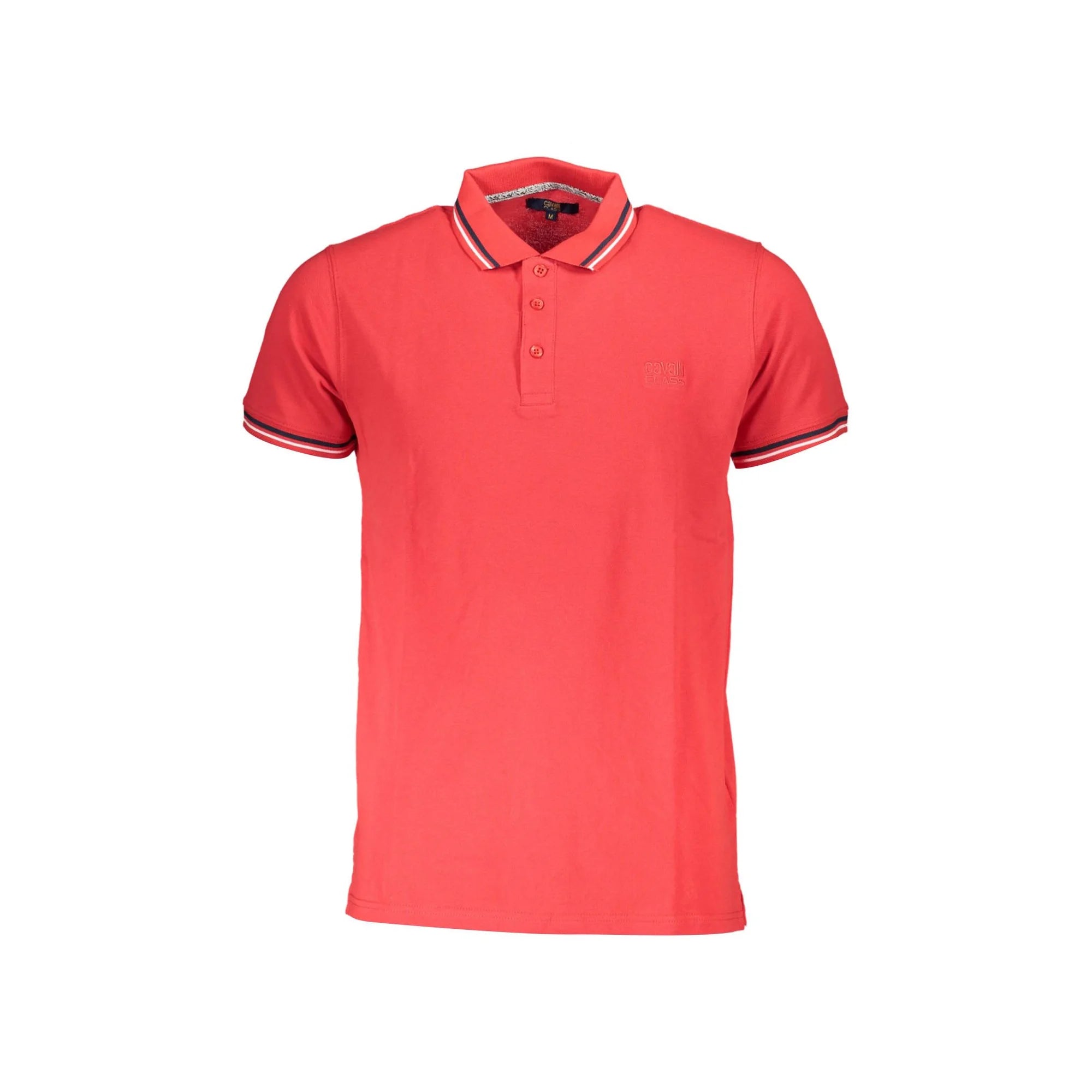Cavalli Class Polo Maniche Corte Uomo Rossa Ricamo Rosso - foto prodotto