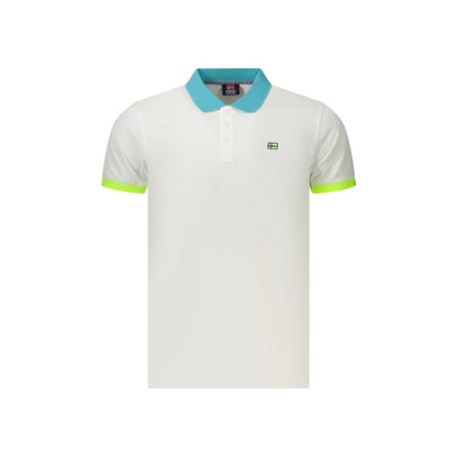 NORWAY 1963 POLO MANICHE CORTE UOMO BIANCO