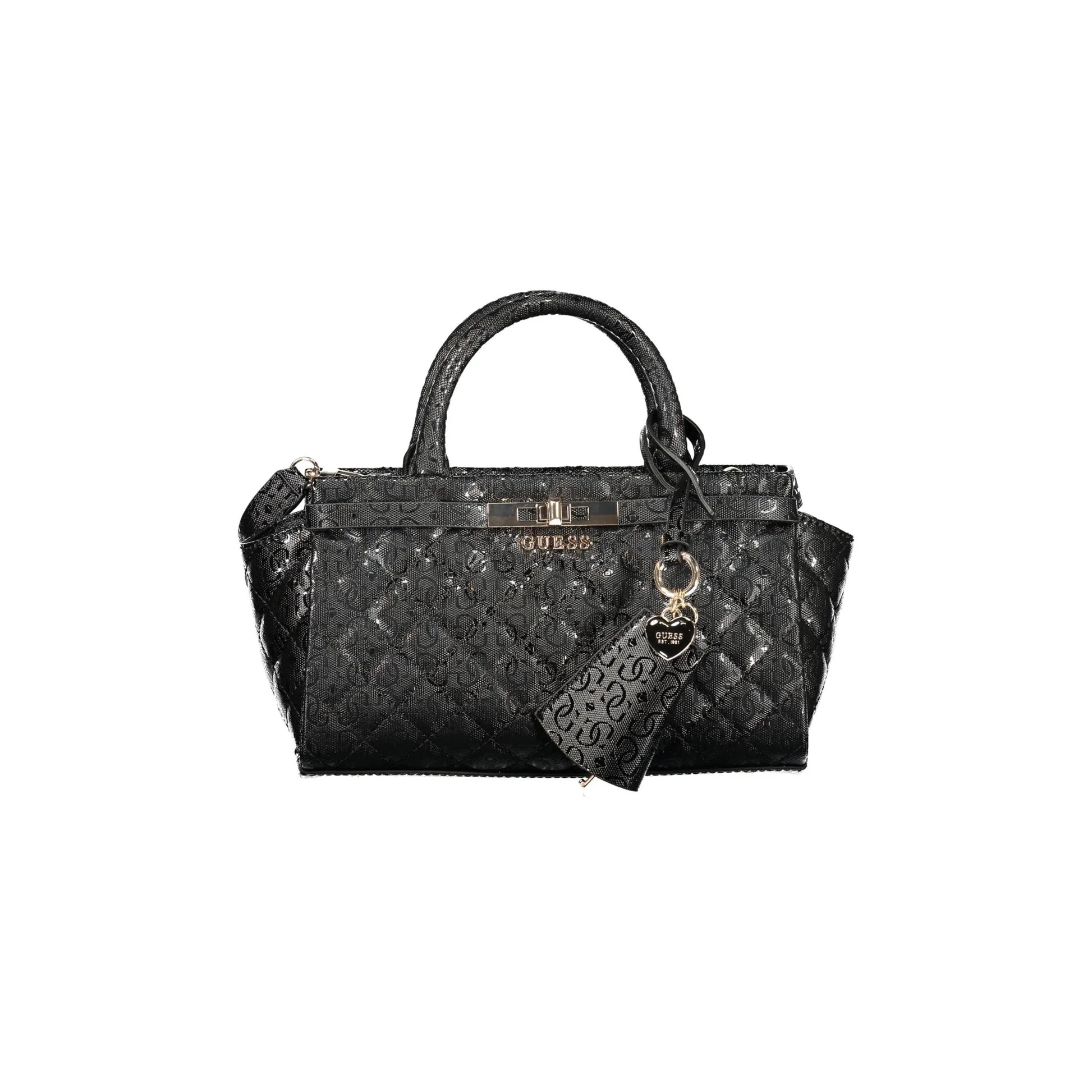 Guess Jeans Borsa a Tracolla Donna Nera Logo Borse Nero - foto prodotto