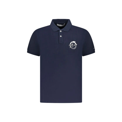 Trussardi Polo Maniche Corte Uomo Blu Stampa Logo - foto prodotto