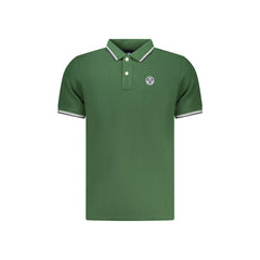 North Sails Polo Maniche Corte Uomo Verde Logo