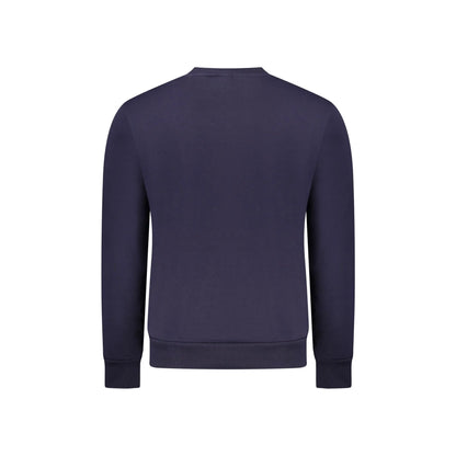Rifle Felpa Maniche Lunghe Uomo Blu Stampa Logo Felpe - vista 2