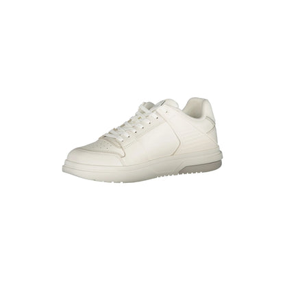 TOMMY HILFIGER Scarpe Sneakers Uomo Bianche con Dettagli a Contrasto bianco - vista 3