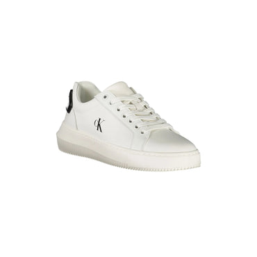 CALVIN KLEIN Calzature Sportive Donna Bianche con Dettagli Neri Sneakers nero - vista 2