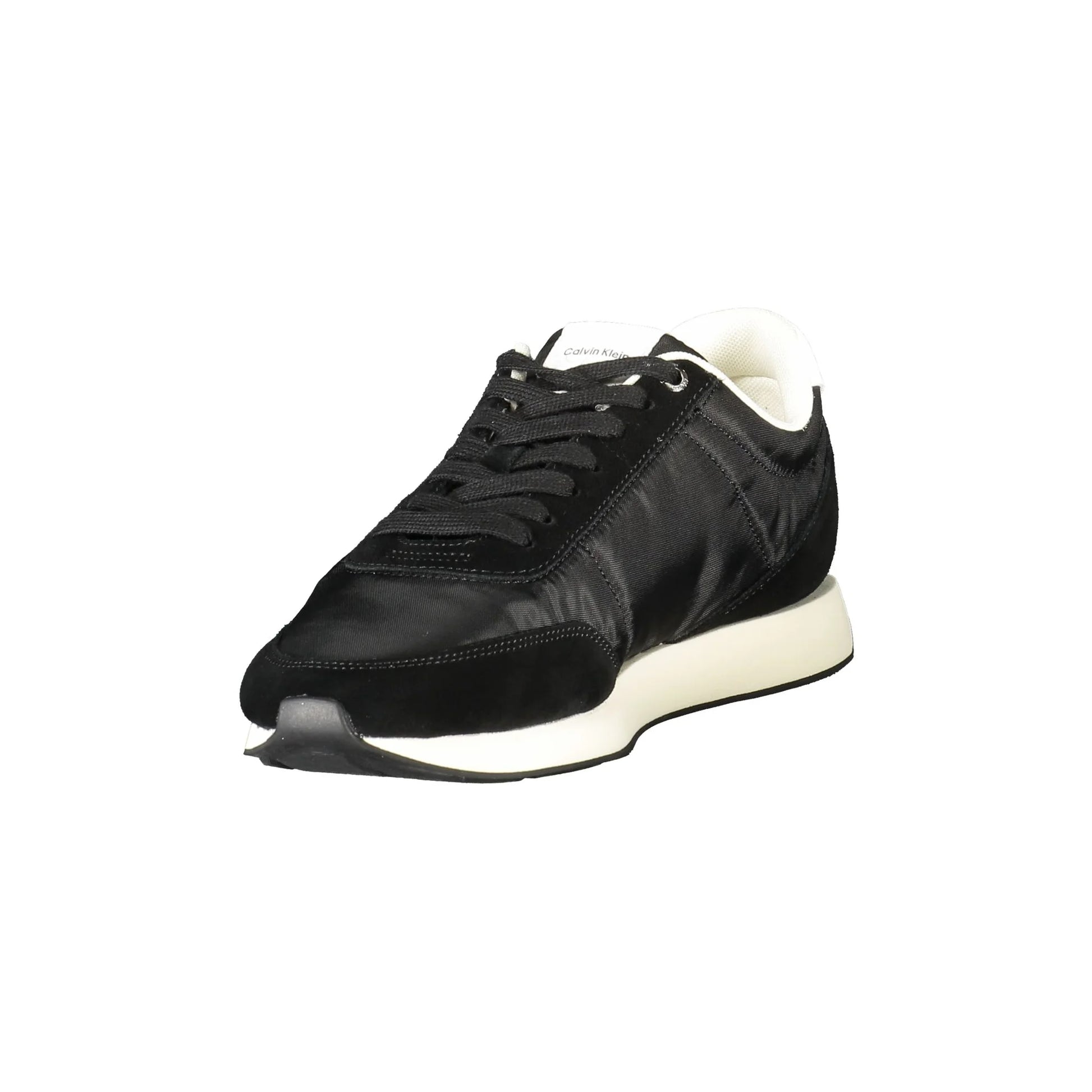 CALVIN KLEIN Sneakers Uomo Nere con Lacci e Dettagli in Bianco nero - vista 3