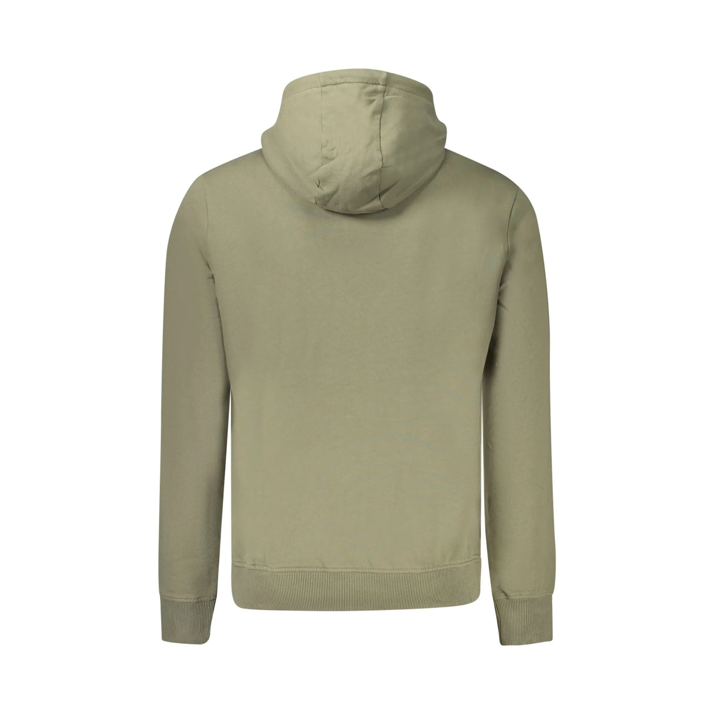 Napapijri Felpa Uomo Verde con Cappuccio e Logo Felpe - vista 2
