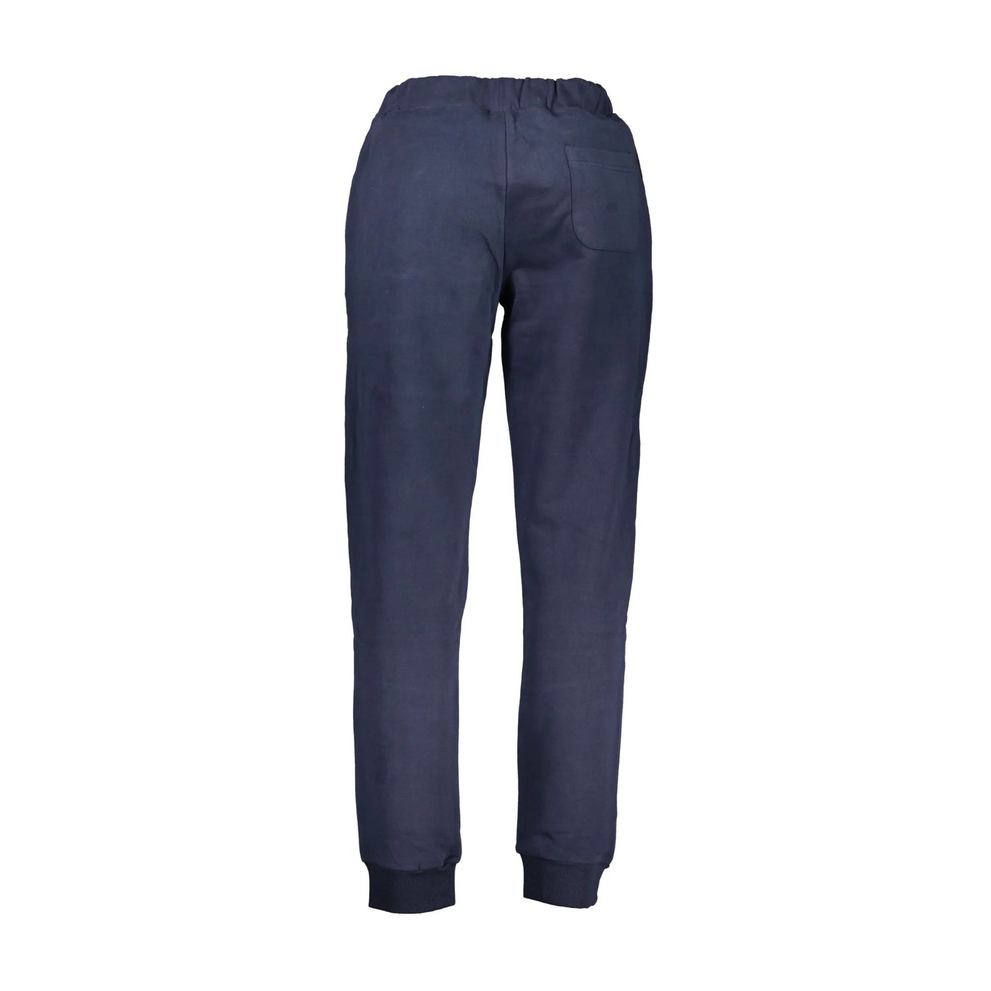 La Martina Pantaloni Uomo Blu Stampa Logo - vista 2
