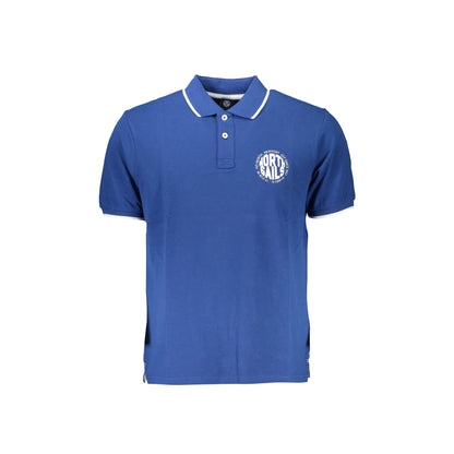 North Sails Polo Maniche Corte Uomo Blu Stampa Logo - foto prodotto