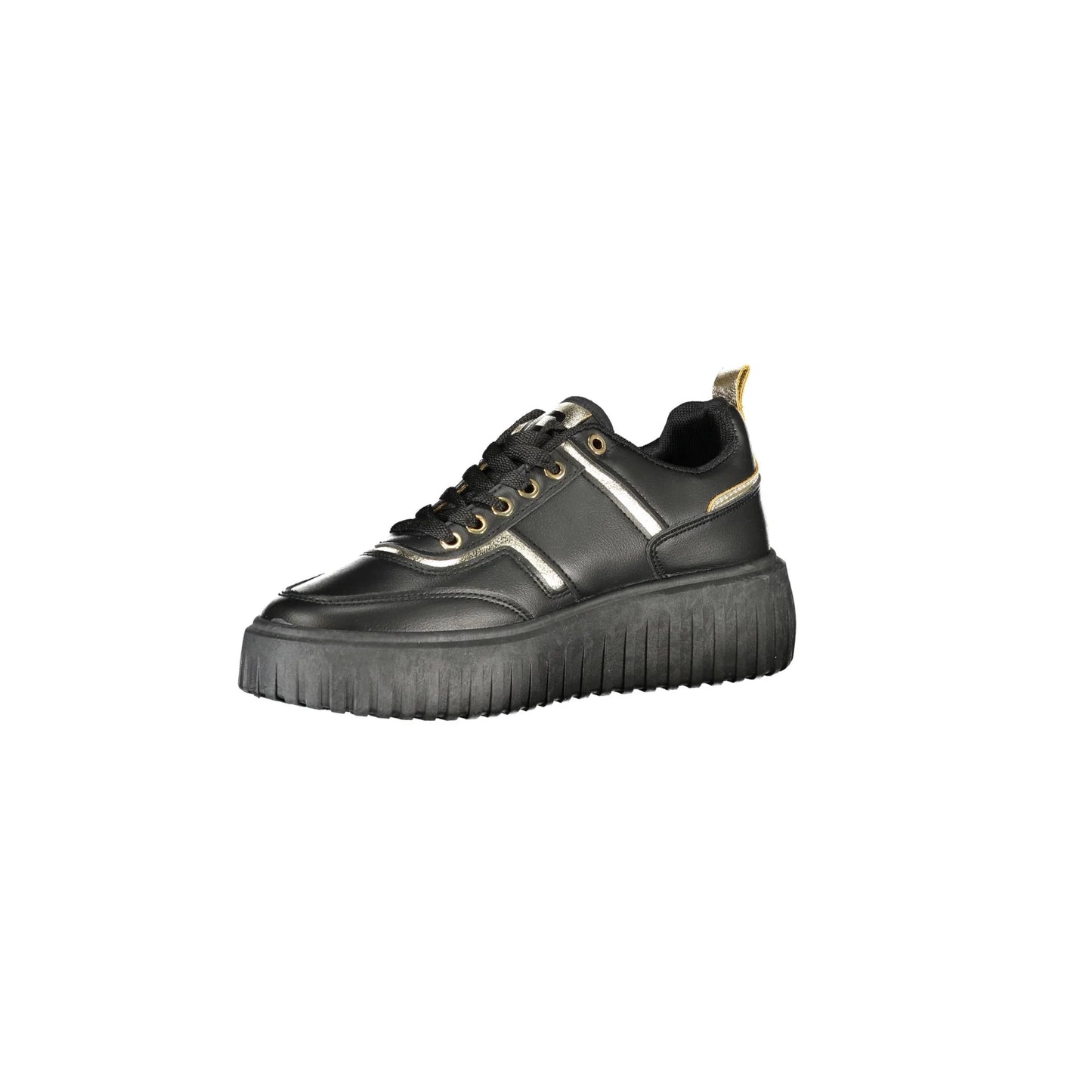 LAURA BIAGIOTTI Sneakers Donna Nere con Lacci e Strass nero - vista 3