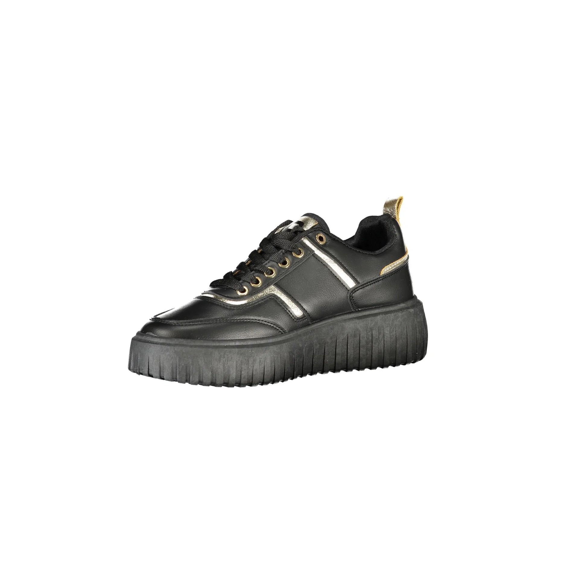 LAURA BIAGIOTTI Sneakers Donna Nere con Lacci e Strass nero - vista 3