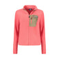 Norway 1963 Felpa Donna Rosa Zip Pile Taschino Applicazione Logo Felpe - foto prodotto