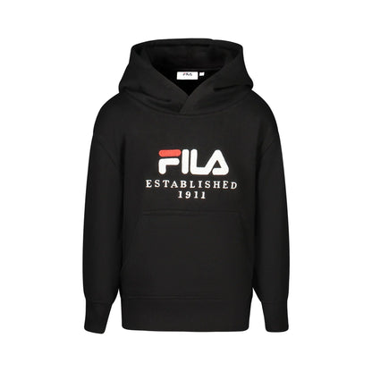 FILA FELPA SENZA ZIP BAMBINO NERO