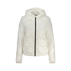 Norway 1963 Giubbotto Donna Bianco Cappuccio Dettagli Contrasto Logo