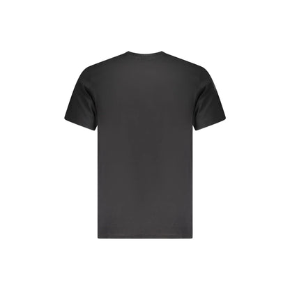 Fila T-Shirt Maniche Corte Uomo Nera Stampa Logo nero - vista 2