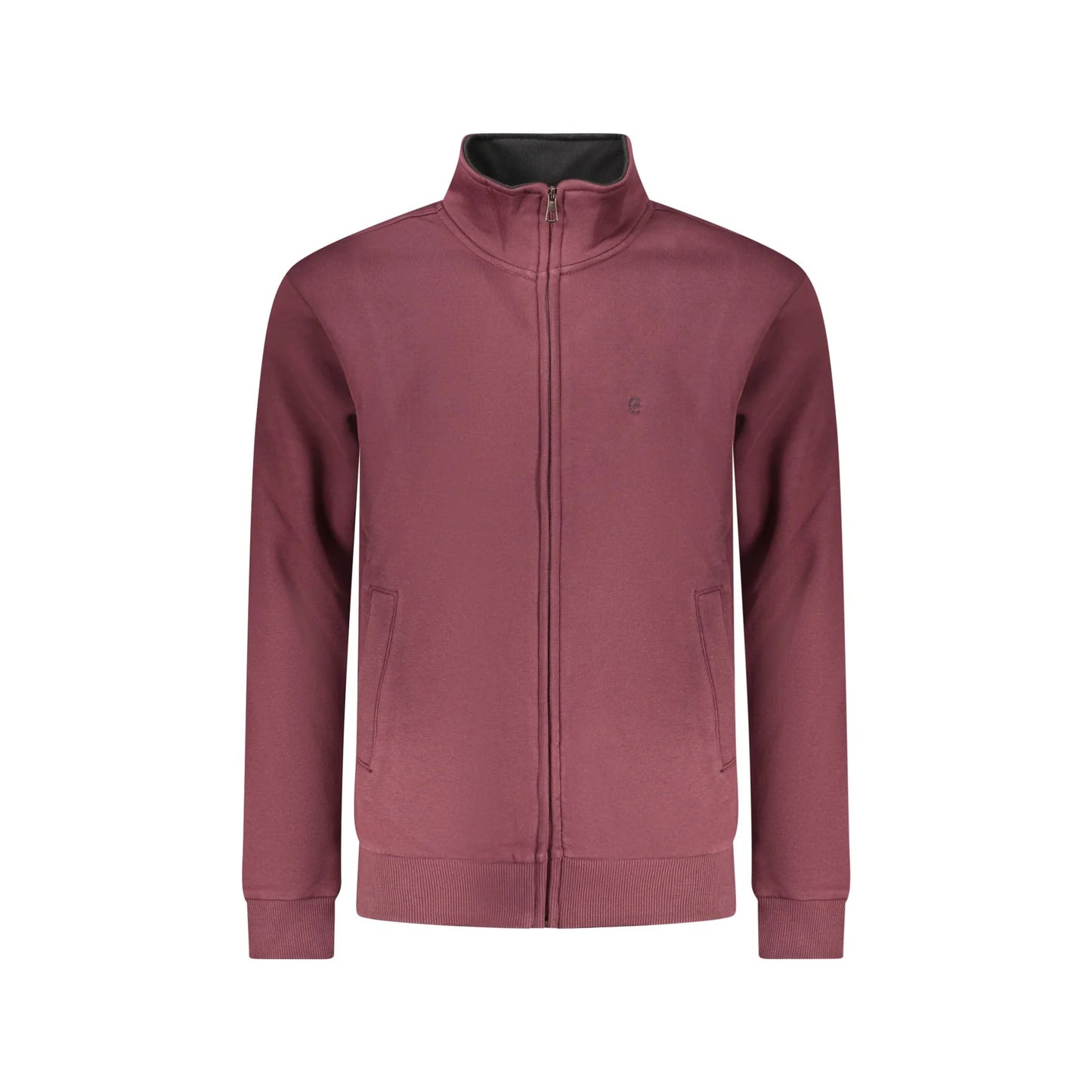 Coveri Moving Felpa Maniche Lunghe Uomo Rossa Zip Ricamo Felpe Rosso - foto prodotto