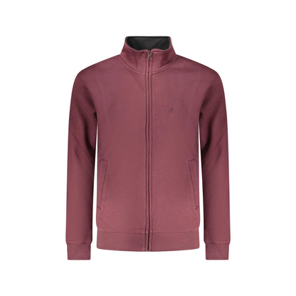 Coveri Moving Felpa Maniche Lunghe Uomo Rossa Zip Ricamo Felpe Rosso - foto prodotto