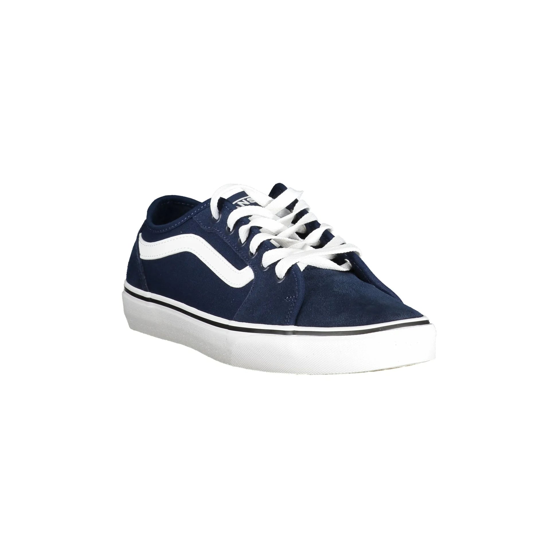 Vans Sneakers Uomo Blu Dettagli a Contrasto Logo - vista 2