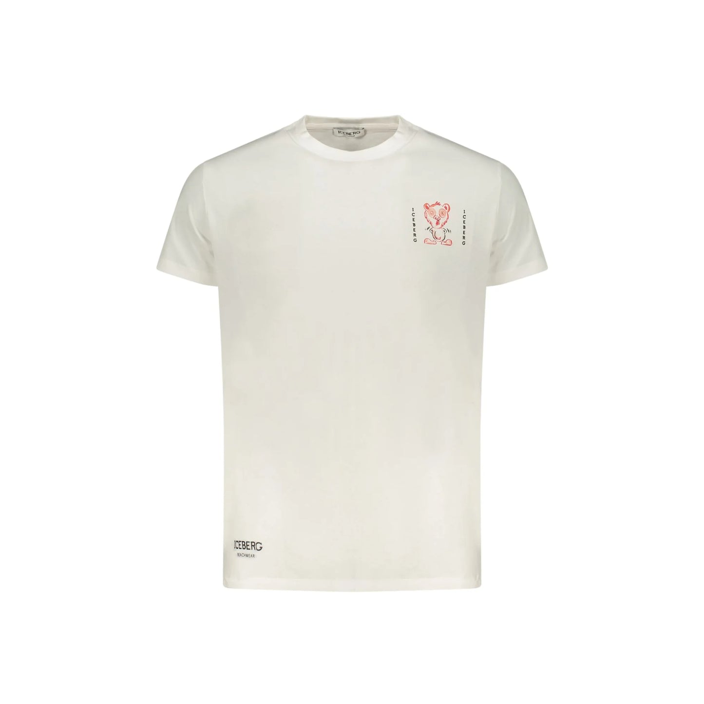 ICEBERG T-SHIRT MANICHE CORTE UOMO BIANCO