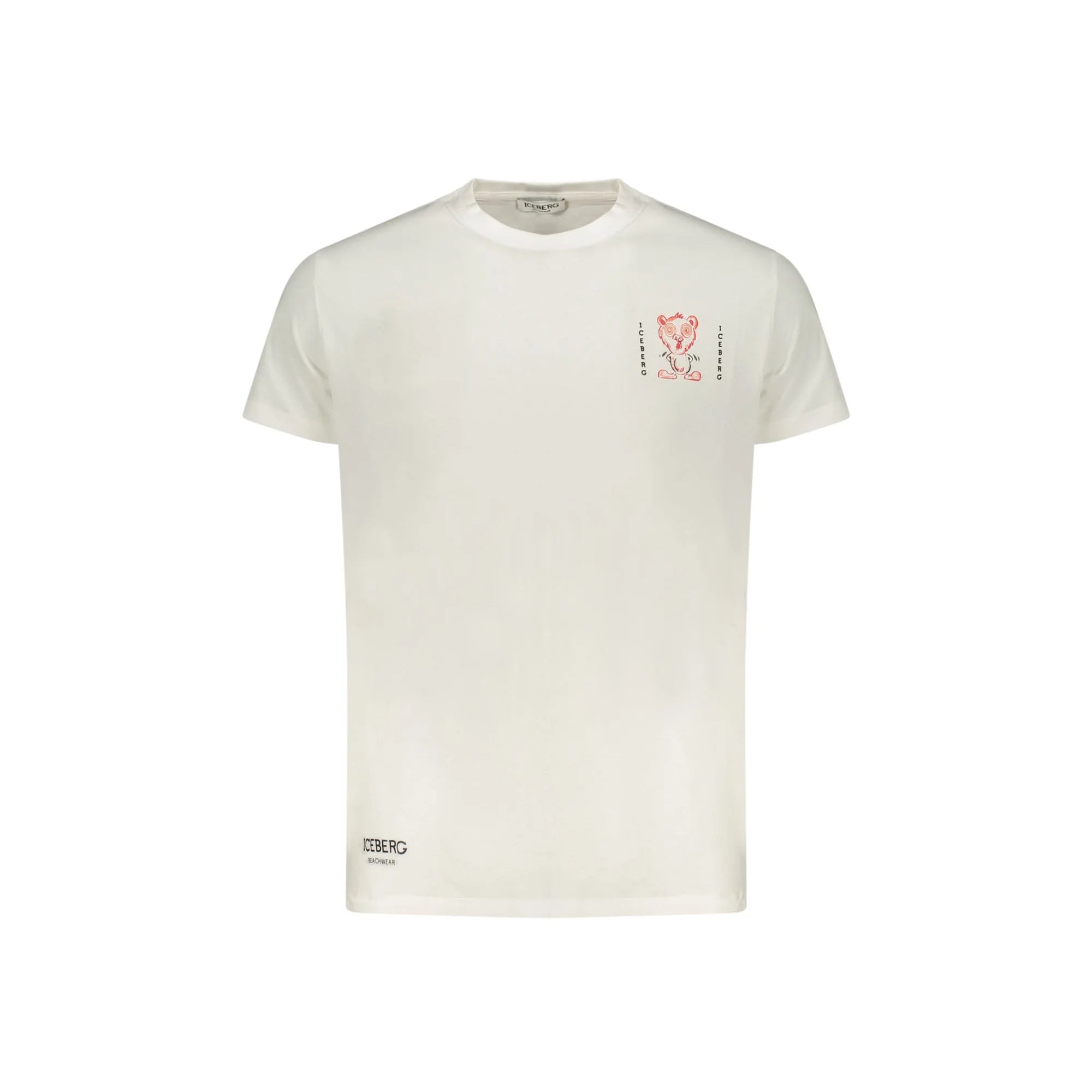 ICEBERG T-SHIRT MANICHE CORTE UOMO BIANCO