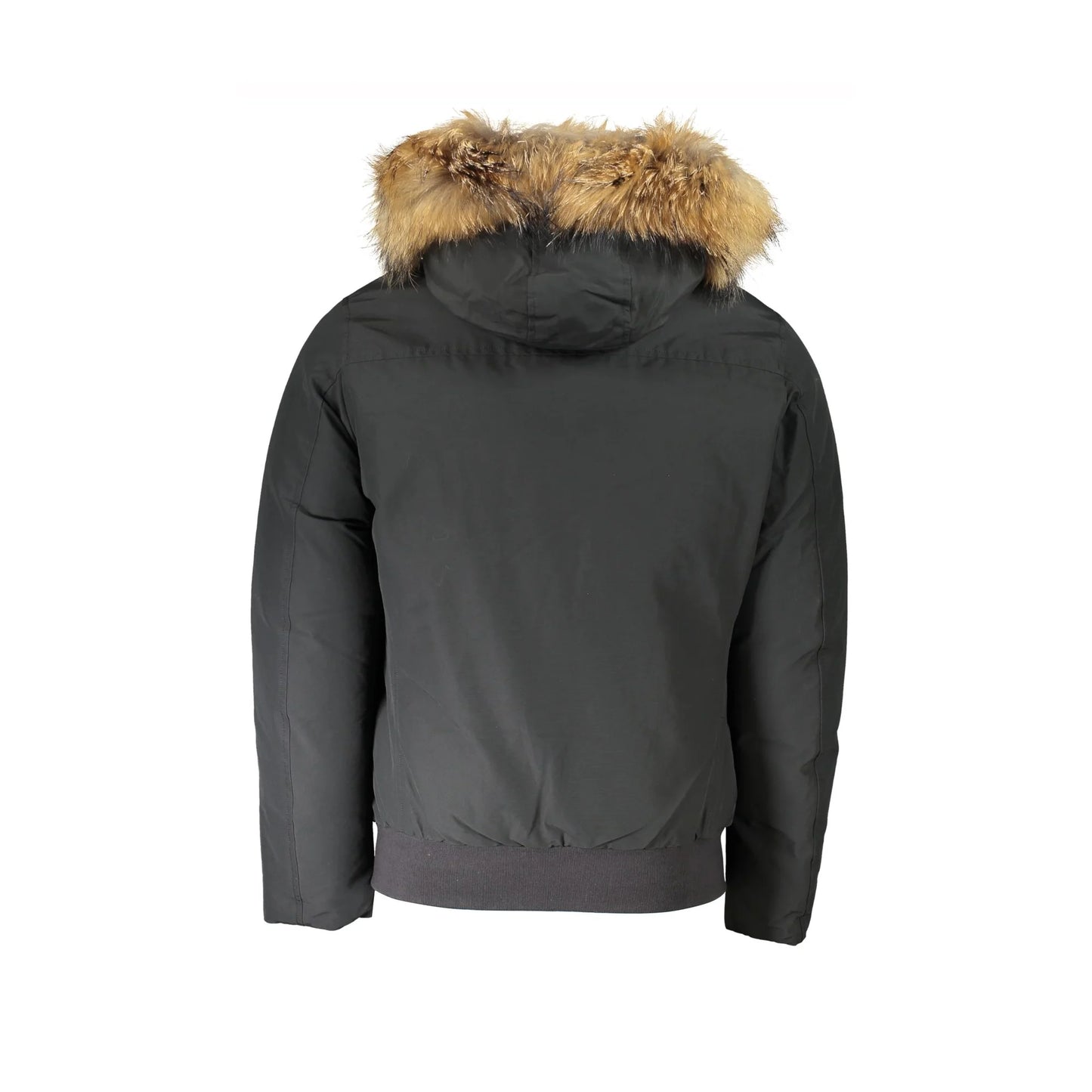 Woolrich Giubbotto Maniche Lunghe Uomo Grigio Cappuccio con Pelo Removibile Giubbotti e Giacche - vista 2