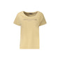 Freddy T-Shirt Maniche Corte Donna Beige Applicazione Strass - foto prodotto