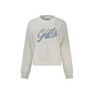 Guess Jeans Felpa Maniche Lunghe Donna Bianca Ricamo Felpe Bianco - foto prodotto