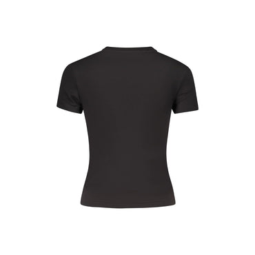 TOMMY HILFIGER T-SHIRT MANICHE CORTE DONNA NERO
