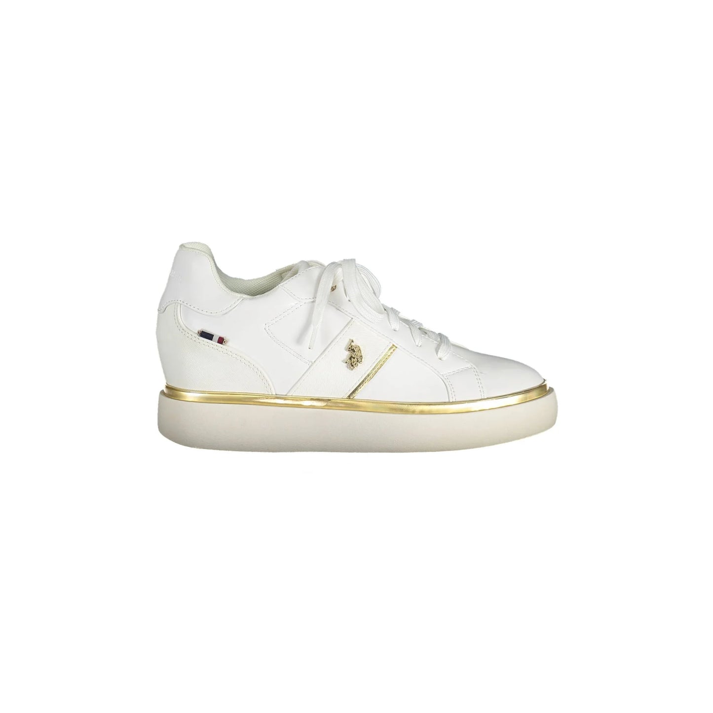 U.S. Polo Best Price Sneakers Donna Bianche Dettagli a Contrasto Bianco - foto prodotto