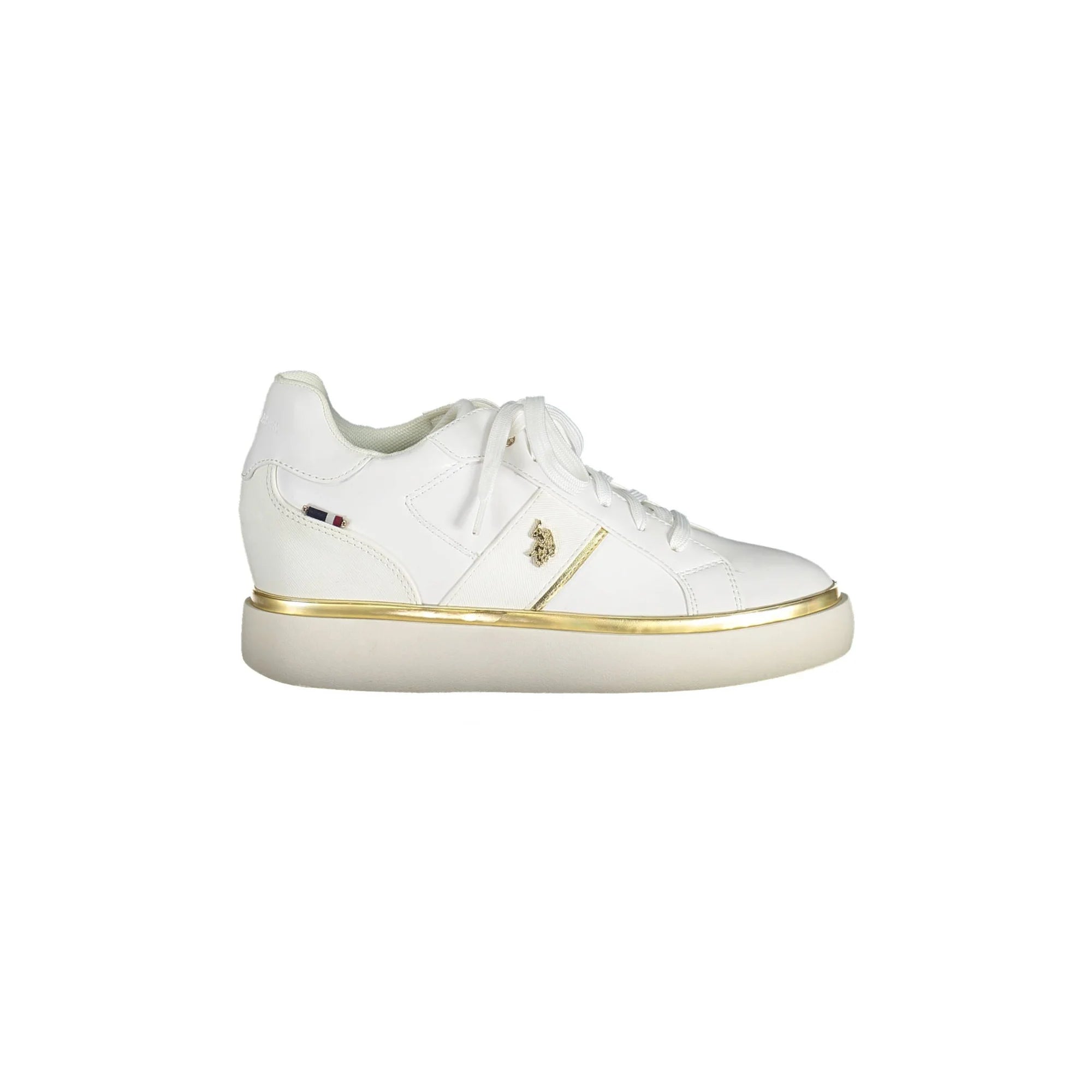 U.S. Polo Best Price Sneakers Donna Bianche Dettagli a Contrasto Bianco - foto prodotto