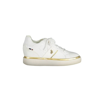U.S. Polo Best Price Sneakers Donna Bianche Dettagli a Contrasto Bianco - foto prodotto