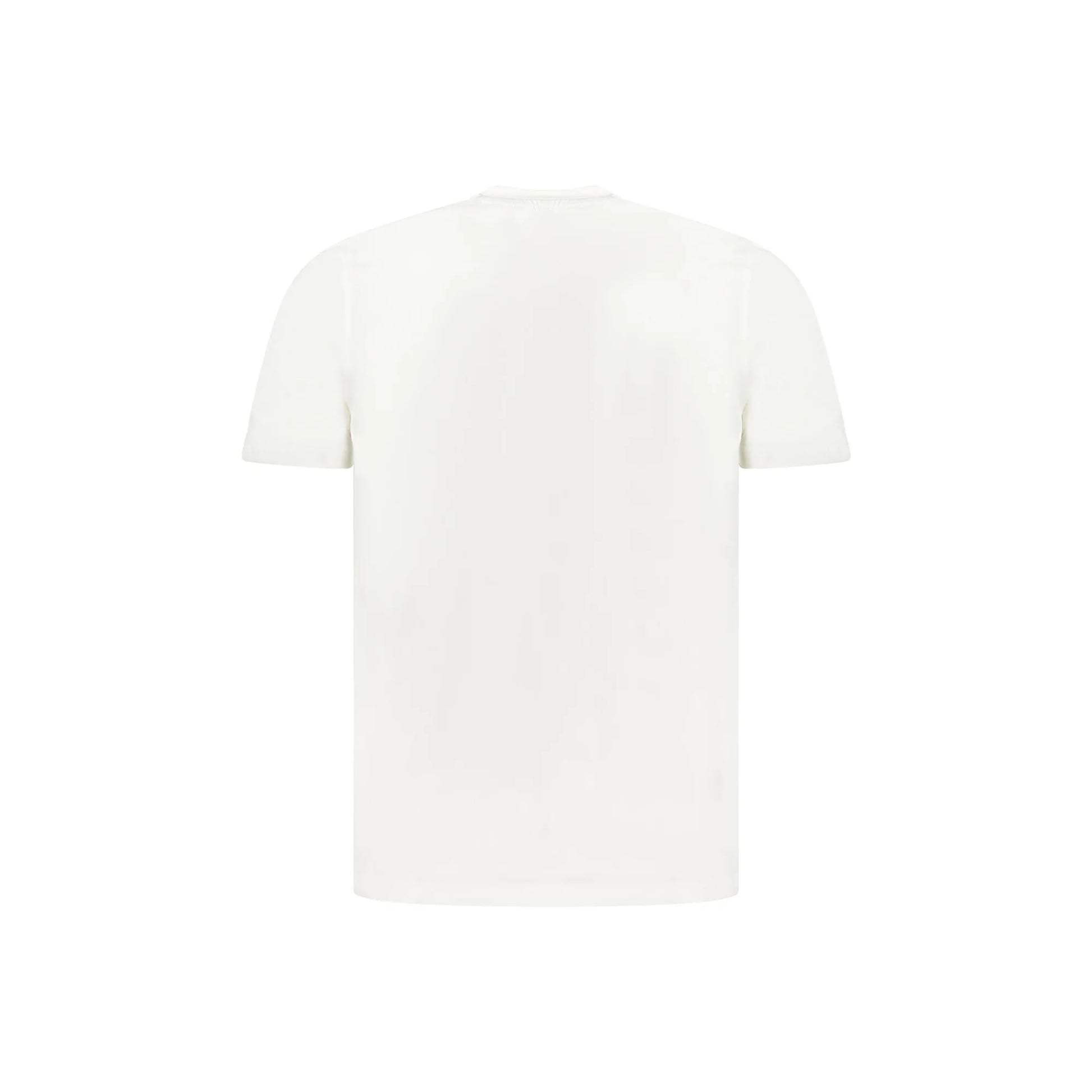 North Sails T-Shirt Uomo Bianca Girocollo Cotone Stampa Logo bianco - vista 2