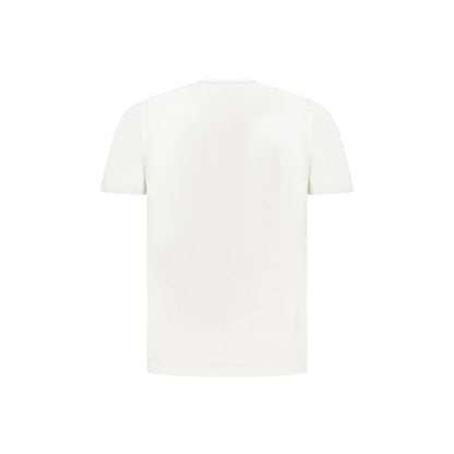 North Sails T-Shirt Uomo Bianca Girocollo Cotone Stampa Logo bianco - vista 2
