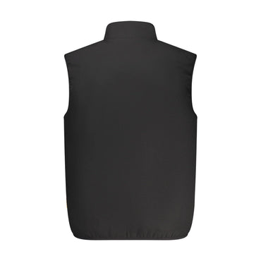 Norway 1963 Smanicato Uomo Nero con Zip Interno Pile Logo Giubbotti e Giacche - vista 2