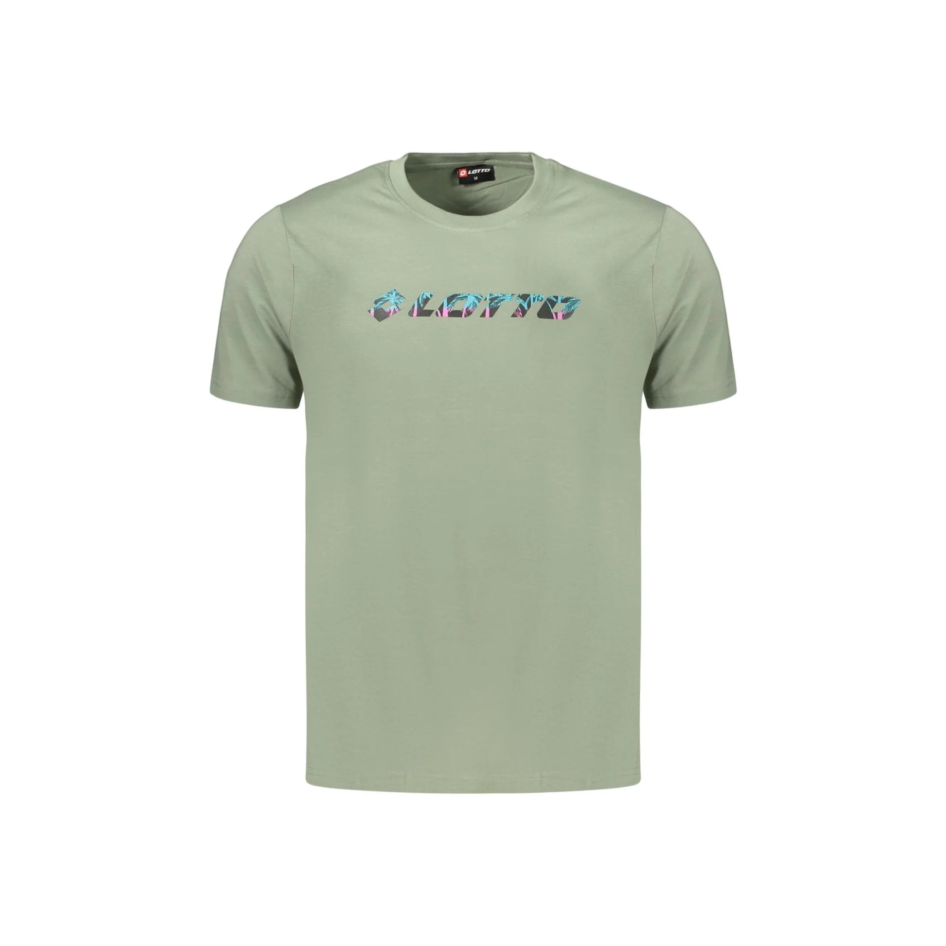 LOTTO T-SHIRT MANICHE CORTE UOMO VERDE