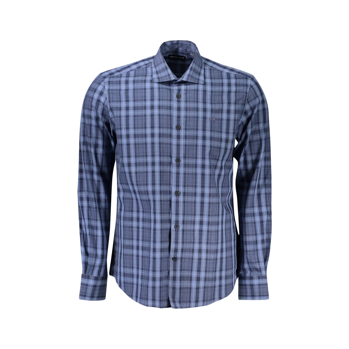North Sails Camicia Maniche Lunghe Uomo Azzurra Ricamo Camicie Azzurro - foto prodotto