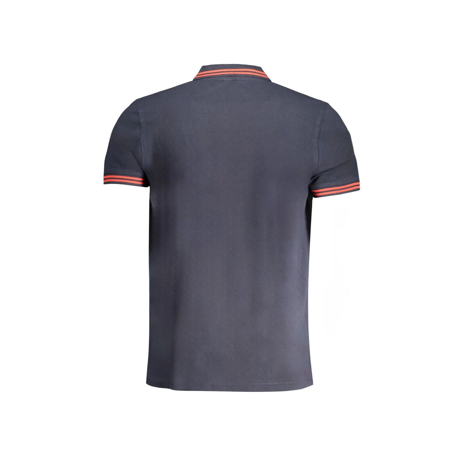Cavalli Class Polo Uomo Blu Maniche Corte Cotone Ricamo Logo - vista 2