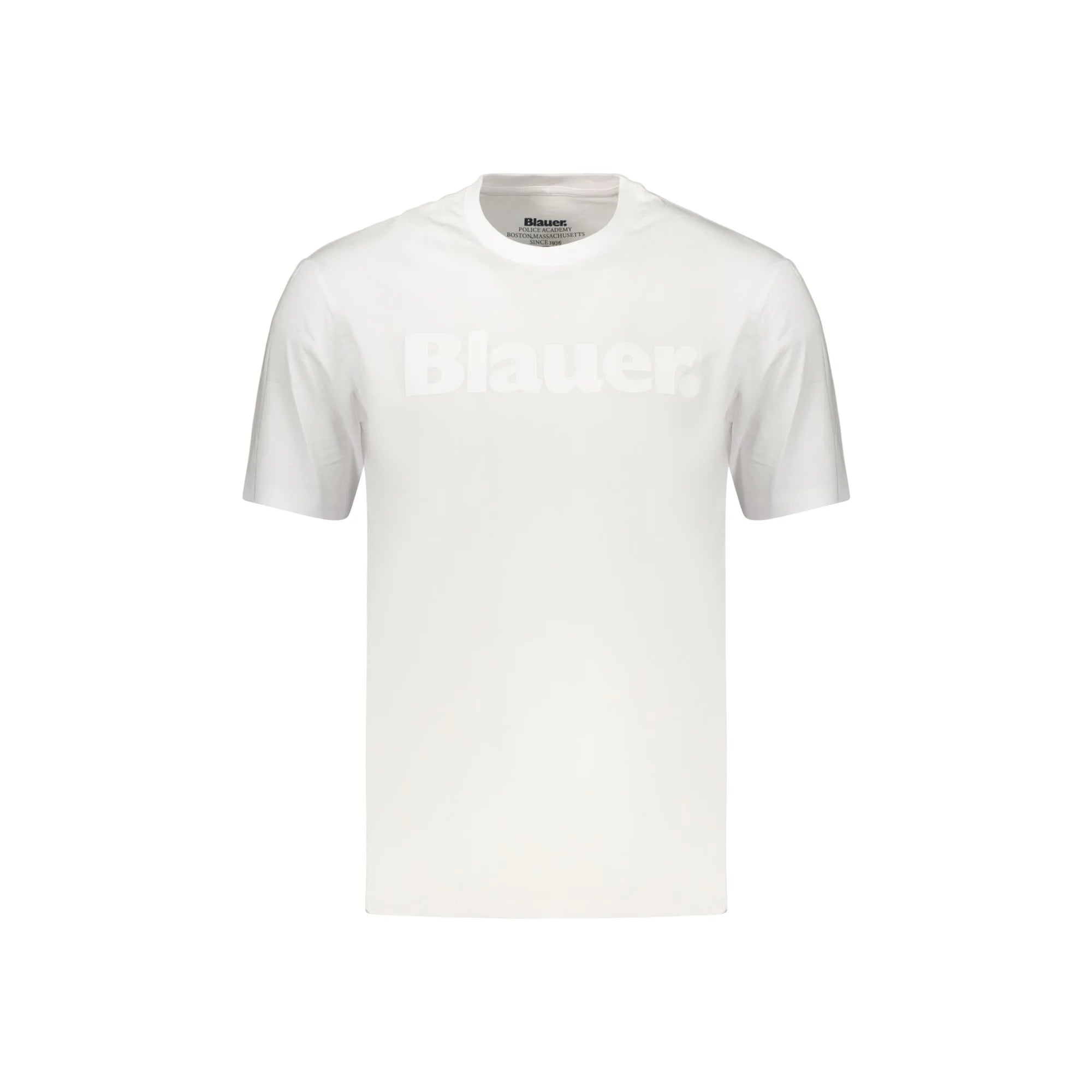 BLAUER APPAREL T-SHIRT MANICHE CORTE UOMO BIANCO