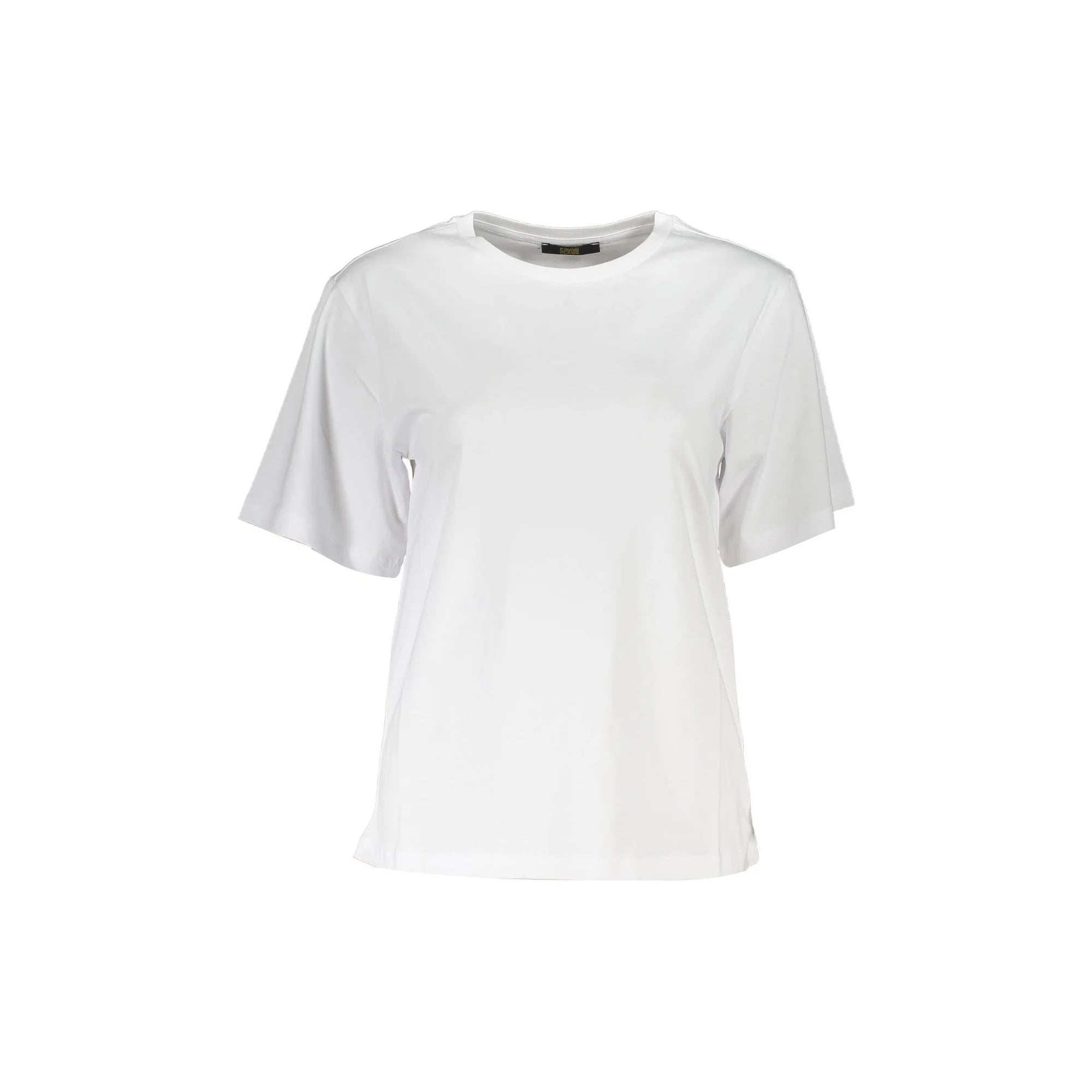 CAVALLI CLASS T-SHIRT MANICHE CORTE DONNA BIANCO