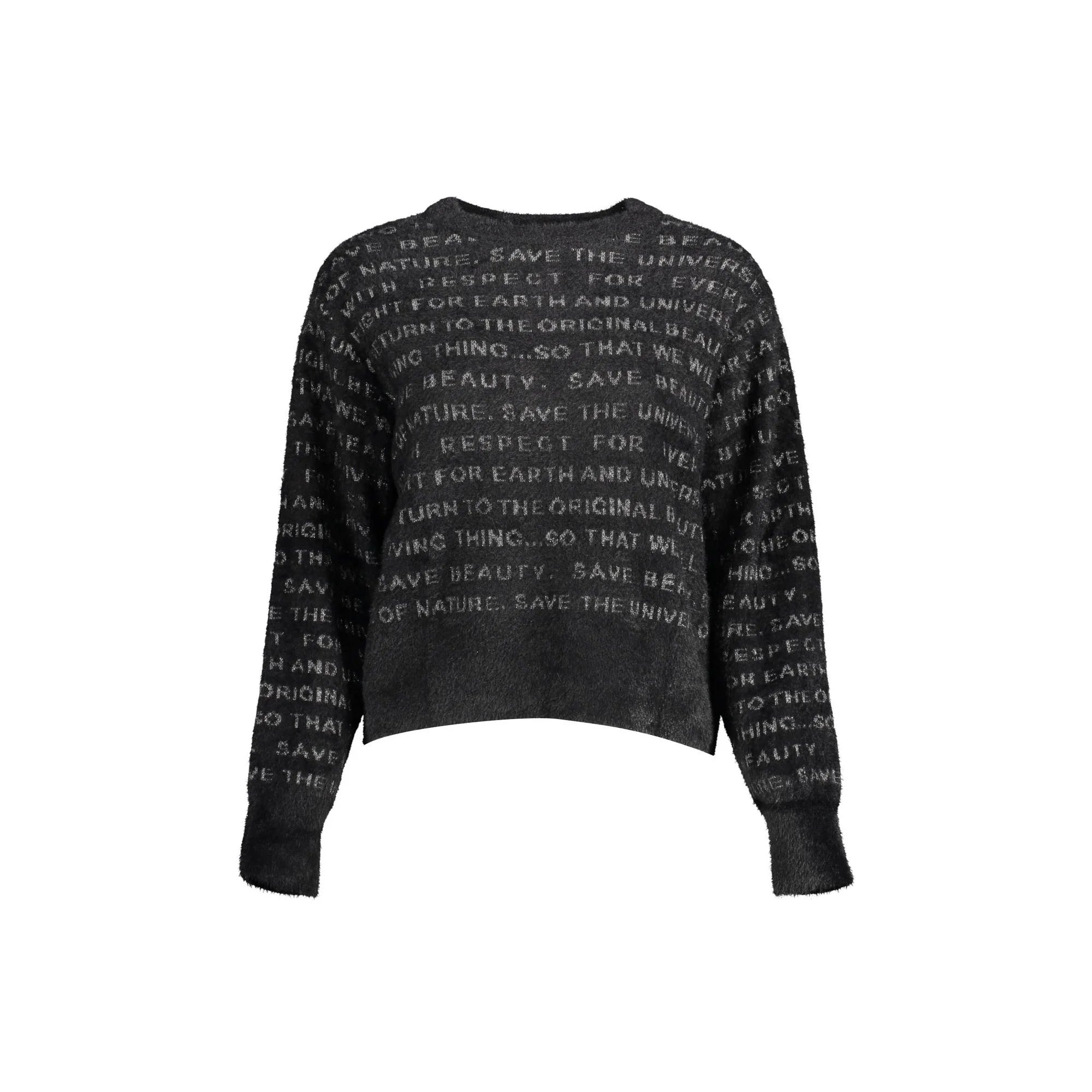 DESIGUAL MAGLIA DONNA NERO