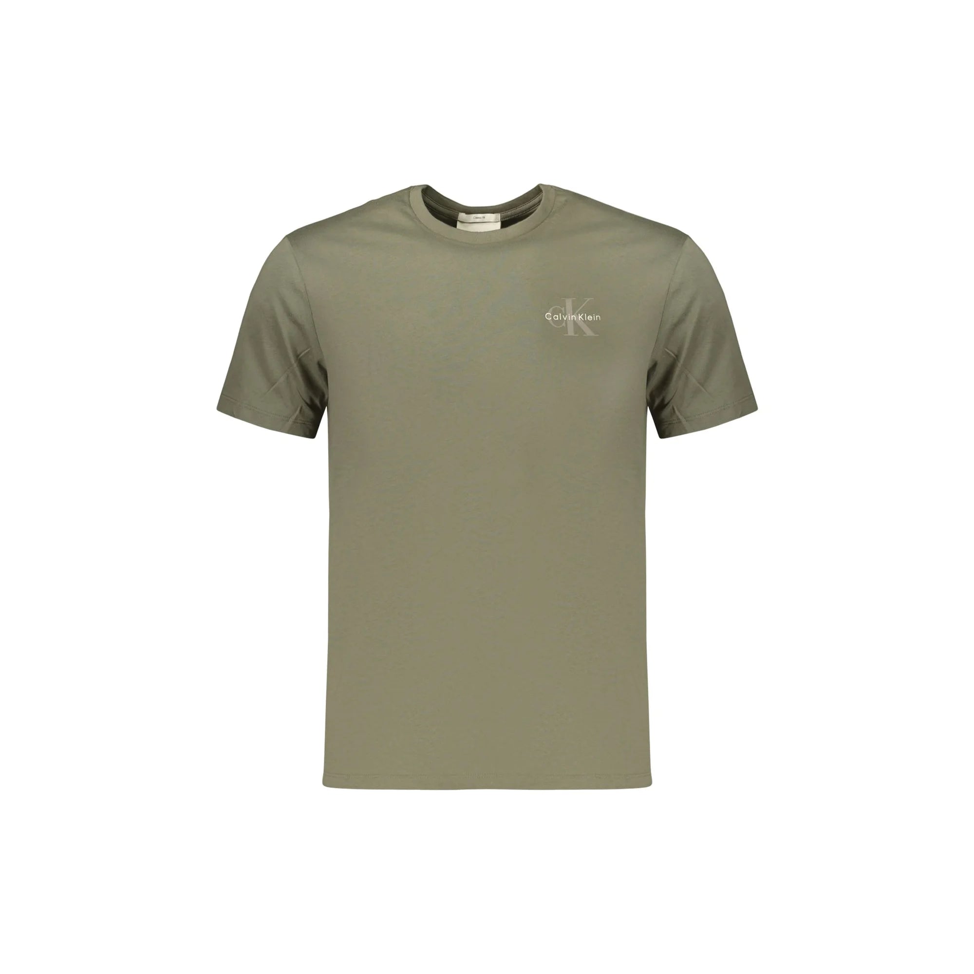 CALVIN KLEIN T-SHIRT MANICHE CORTE UOMO VERDE