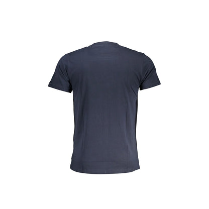 Cavalli Class T-Shirt Maniche Corte Uomo Blu Stampa Logo - vista 2