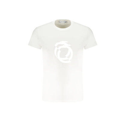 Trussardi T-Shirt Maniche Corte Uomo Bianca Stampa Logo Bianco - foto prodotto