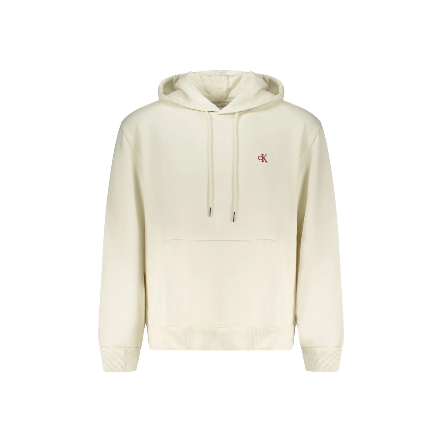 Calvin Klein Felpa Maniche Lunghe Uomo Bianca Ricamo Felpe Bianco - foto prodotto