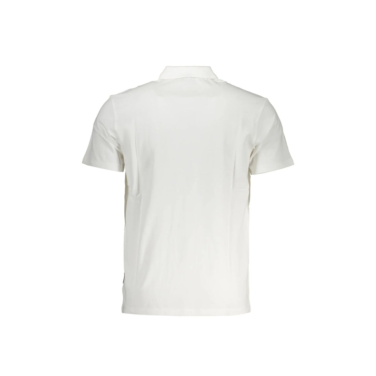 Napapijri Polo Maniche Corte Uomo Bianca Ricamo bianco - vista 2