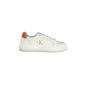 CALVIN KLEIN Scarpe Sneakers Donna Bianche con Dettagli Rosa Bianco - foto prodotto